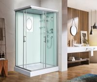 Душевая кабина WeltWasser WW500 Laine 1204 120x90 10000003273 профиль Хром стекло прозрачное — фото 3, Душевые кабины