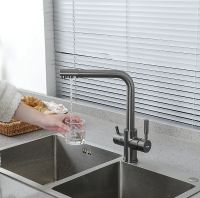 Товар: Смеситель для кухни Frap H52 F4352-9 Оружейная сталь - фото 4 Смеситель для кухни Frap H52 F4352-9 Оружейная сталь — фото 4, Смесители для кухни