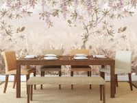 Фреска Ortograf Aurora 34111 Фактура бархат FX Флизелин (4*3) Бежевый/Зеленый, Листья/Цветы арт-34111 (бархат FX) — фото 3, Фрески