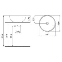 Товар: Раковина-чаша Bocchi Venezia 45 1119-005-0125 Черная глянцевая - фото 4 Раковина-чаша Bocchi Venezia 45 1119-005-0125 Черная глянцевая — фото 4, Раковины