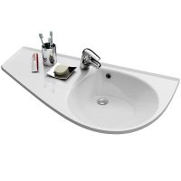 Раковина Ravak Avocado Comfort 95 L XJ9L1100000 Белая — фото 1, Раковины подвесные