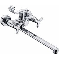 Смеситель для ванны Kaiser Trio 57055 универсальный Хром — фото 1, Смесители