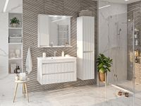 Товар: Тумба с раковиной Brevita Balaton 90 УТ000014505 подвесная Белая матовая - фото 6 Тумба с раковиной Brevita Balaton 90 УТ000014505 подвесная Белая матовая — фото 6, Мебель для ванной