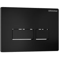 Клавиша смыва Grossman Pragma 700.K31.03.210.210 Черная матовая — фото 2, Комплектующие для душевого оборудования