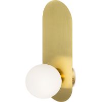 Настенный светильник Maytoni Modern Bao MOD419WL-01G Белый Золото — фото 1, Светильники