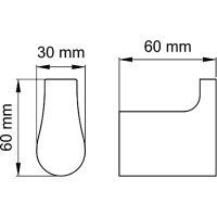 Крючок WasserKRAFT Wiese Оружейная сталь арт-K-8923 — фото 3, Крючки для полотенец