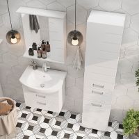 Тумба под раковину Volna Joli 70.2Y tpJOLI70.2Y-01 подвесная Белая — фото 8, Тумбы под раковину