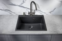 Товар: Кухонная мойка Milacio Murcia 60 Cuarzo MC.77011 Черная матовая - фото 2 Кухонная мойка Milacio Murcia 60 Cuarzo MC.77011 Черная матовая — фото 2, Кухонные мойки