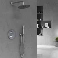 Товар: Душевая система Vincea VSFW-101TCH с термостатом Хром - фото 4 Душевая система Vincea VSFW-101TCH с термостатом Хром — фото 4, Встраиваемые душевые комплекты