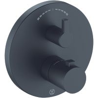 Смеситель для душа Kludi Nova Fonte Puristic 208303915 Черный матовый — фото 1, Смесители