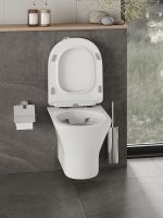 Унитаз Orange C01-100W подвесной с сиденьем Микролифт — фото 7, Унитазы