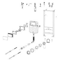 Инсталляция Triton-Pro EVO815N Щ0000065108 для унитаза без клавиши смыва — фото 6, Инсталляции для унитазов