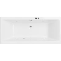 Акриловая ванна Excellent Pryzmat Slim 180x80 WAEX.PRY18S.SOFT.CR с гидромассажем — фото 1, Ванны