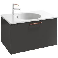 Раковина Jacob Delafon Odeon Rive Gauche 90 EXAV112-Z-00 Белая — фото 2, Раковины подвесные