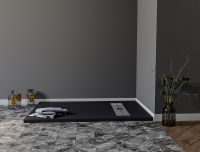 Душевой поддон из искусственного камня Aquanet Delight 140x90 258899 Черный — фото 5, Душевые поддоны из искусственного камня