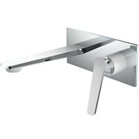 Смеситель для раковины Frap F1058-22 Белый Хром — фото 1, Смесители для раковины