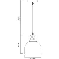 Подвесной светильник Artelamp Eurica A4245SP-1BK Черный — фото 3, Подвесные светильники