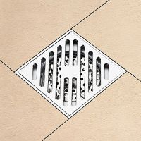 Душевой трап Gappo G81050 с решеткой Хром — фото 3, Трапы для душа