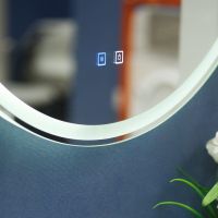 Товар: Зеркало BelBagno 70 SPC-RNG-700-LED-TCH-SND с подсветкой с голосовым управлением и подогревом - фото 4 Зеркало BelBagno 70 SPC-RNG-700-LED-TCH-SND с подсветкой с голосовым управлением и подогревом — фото 4, Зеркала в ванную комнату
