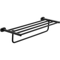 Полка для полотенец Belz B901 B90124 Черная матовая — фото 1, Полки для полотенец