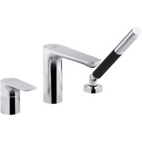 Смеситель на борт ванны Jacob Delafon Aleo E72292-CP Хром — фото 1, Смесители на борт ванны