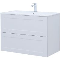 Товар: Тумба с раковиной Aquanet Терра 90 323185 подвесная Белая матовая - фото 3 Тумба с раковиной Aquanet Терра 90 323185 подвесная Белая матовая — фото 3, Мебель для ванной