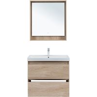 Товар: Тумба под раковину Aquanet Милан 80 336384 подвесная Дуб светлый - фото 12 Тумба под раковину Aquanet Милан 80 336384 подвесная Дуб светлый — фото 12, Тумбы под раковину