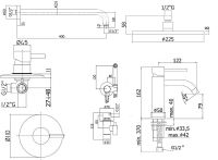 Комплект смесителей Paffoni Light Хром арт-KITZLIG011CR071 — фото 5, Готовые комплекты для ванной комнаты