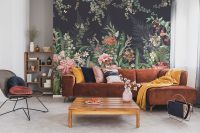 Товар: Фреска Ortograf Aurora 34104 Фактура бархат FX Флизелин (4,5*3) Черный/Зеленый/Розовый, Цветы - фото 3 Фреска Ortograf Aurora 34104 Фактура бархат FX Флизелин (4,5*3) Черный/Зеленый/Розовый, Цветы — фото 3, Фрески