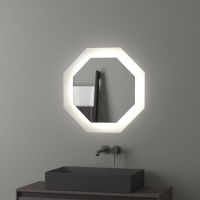 Зеркало Evoform Ledshine 60x60 с подсветкой 19 W - без выключателя - нейтральный белый свет арт-BY 2503 — фото 1, Зеркала в ванную комнату