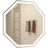 Зеркало Art&Max Argo AM-Arg-700-700-DS-F с подсветкой с сенсорным выключателем — фото 1, Мебель для ванной