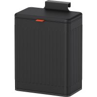 Ведро для мусора WeltWasser WW Vine BL 8L 10000011270 Черное матовое — фото 1, Мусорные ведра