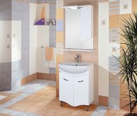 Товар: Зеркало со шкафом Onika Лайн 58.01 R 205820 с подсветкой Белое - фото 2 Зеркало со шкафом Onika Лайн 58.01 R 205820 с подсветкой Белое — фото 2, Зеркальные шкафы в ванную