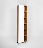 Товар: Шкаф пенал VIANT Бостон 45 VBOS450-PEN Белый Дуб Вотан - фото 2 Шкаф пенал VIANT Бостон 45 VBOS450-PEN Белый Дуб Вотан — фото 2, Пеналы для ванной комнаты