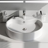 Раковина AM.PM Func 56 M8FWCC20561WG Белая — фото 5, Раковины накладные