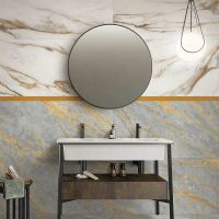 Керамогранит ABK Sensi Signoria Calacatta Vena Oro Nat R PF60009170 60x120 см — фото 2, Керамогранит