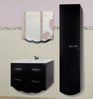 Товар: Тумба под раковину Bellezza Версаль 100 4631117270046 подвесная Черная - фото 5 Тумба под раковину Bellezza Версаль 100 4631117270046 подвесная Черная — фото 5, Мебель для ванной