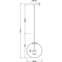 Товар: Подвесной светильник Maytoni Modern Cometa MOD056PL-L12G3K Прозрачный Золото матовое - фото 4 Подвесной светильник Maytoni Modern Cometa MOD056PL-L12G3K Прозрачный Золото матовое — фото 4, Подвесные светильники
