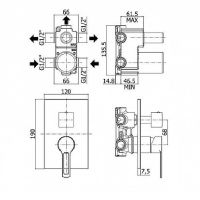 Товар: Смеситель для душа Paffoni Ringo RIN019BO/M Белый матовый - фото 2 Смеситель для душа Paffoni Ringo RIN019BO/M Белый матовый — фото 2, Смесители