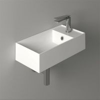 Раковина Simas Agile 50 R AG50 bi matt*1 Белая матовая — фото 1, Мини-раковины