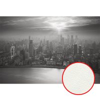 Фреска Ortograf Небоскребы 4140 Фактура флок FLK Флизелин (4*2,7) Серый, Город — фото 1, Фрески