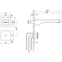 Смеситель для раковины Timo Torne 4373/00SM Хром — фото 2, Смесители для раковины
