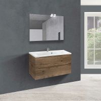 Тумба под раковину Vincea Mia 90 VMC-2MA900VO подвесная V.Oak — фото 4, Тумбы под раковину