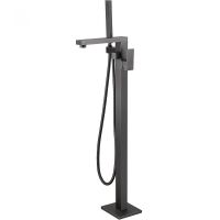 Смеситель для ванны Abber Daheim AF8215NG Никель — фото 1, Смесители напольные