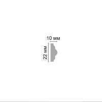 Молдинг Decomaster 98010 2400x22x10 мм — фото 3, Молдинги