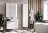 Товар: Подвесной шкаф Aquaton Мишель 23 1A244303MIX40 Дуб эндгрейн Белый - фото 4 Подвесной шкаф Aquaton Мишель 23 1A244303MIX40 Дуб эндгрейн Белый — фото 4, Мебель для ванной