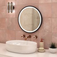 Товар: Зеркало Континент Style D 600 ЗЛП1016 с подсветкой Черное с сенсорным выключателем - фото 2 Зеркало Континент Style D 600 ЗЛП1016 с подсветкой Черное с сенсорным выключателем — фото 2, Мебель для ванной