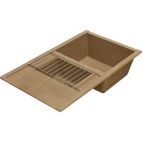 Кухонная мойка Aquaton Делия 87 1A716232DE270 Терракотовая — фото 4, Кухонные мойки