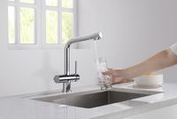 Смеситель для кухни Timo Saona 2396/00F Хром — фото 2, Смесители для кухни