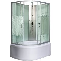 Душевая кабина Мономах Б/К 120x90x44 МЗ R 10000005836 без гидромассажа — фото 1, Душевые кабины